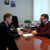 Олег Димони посетил с рабочим  визитом Харовский район
